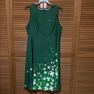 Green Lucky Clover St Patrick’s Day Party Dress 3X